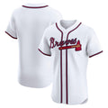 Atlanta Braves White AmberGomez Home Elite Jersey