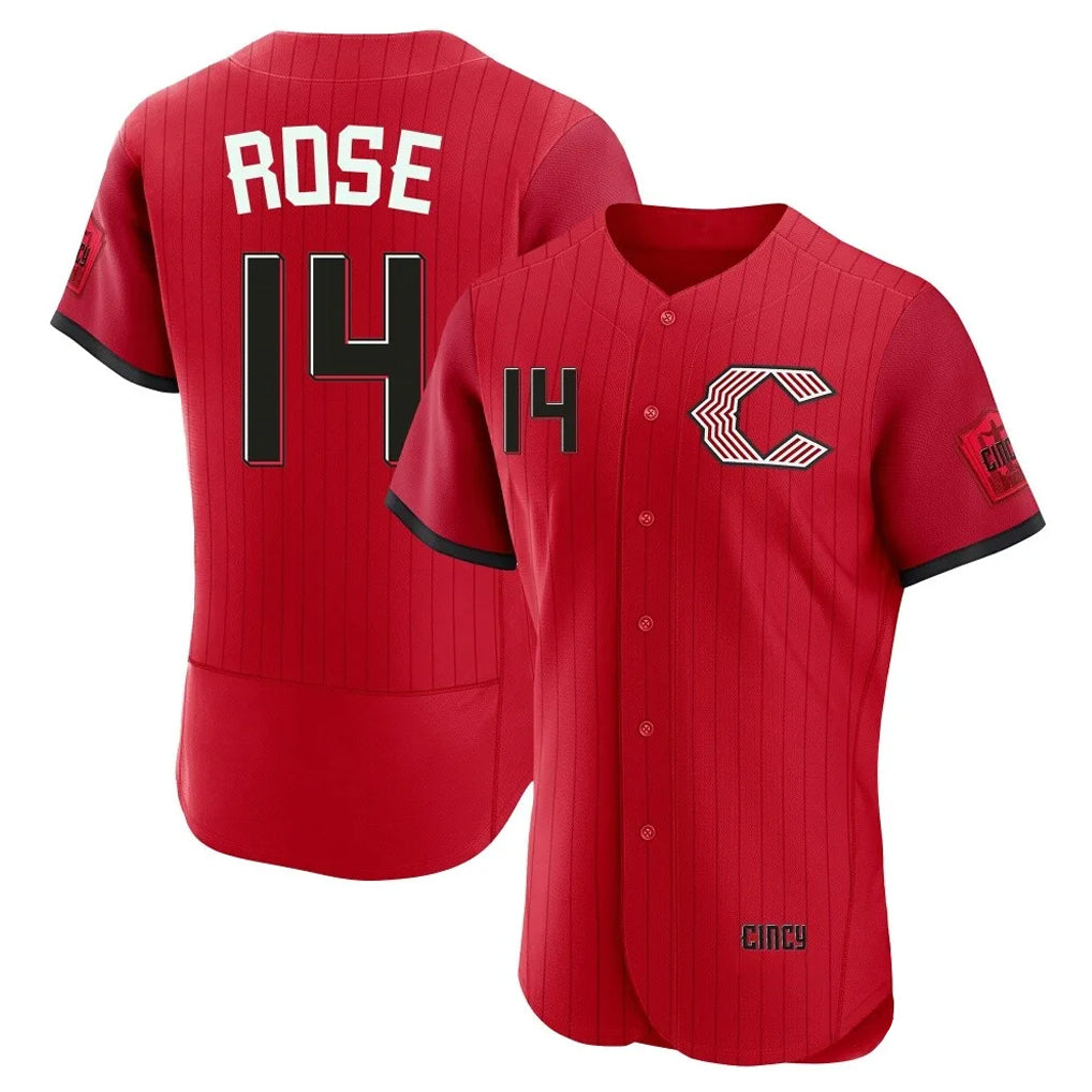 Cincinnati Reds #14 Pete Rose Player Red AmberGomez 2026 City Connect Limited Elite Home Stitched Jerseys