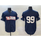 New York Yankees #99 Aaron Judge Navy AmberGomez Bronx Graffiti Vapor Limited Stitched Jersey