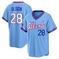 Atlanta Braves #28 Matt Olson Powder Blue AmberGomez 2026 City Connect Stadium Jersey