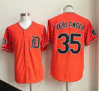 Detroit Tigers #35 Justin Verlander Orange AmberGomez 2026 Cool Base Stitched Jersey 2