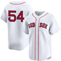 Boston Red Sox #54 Lucas Giolito White AmberGomez No Name 2024 Home Limited Stitched Jersey