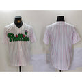 Philadelphia Phillies Blank White Green AmberGomez Cool Base Stitched Jersey