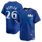 Minnesota Twins #26 Max Kepler Royal AmberGomez 2024 City Connect Limited Stitched Jersey