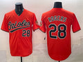 Baltimore Orioles #28 Trevor Rogers Orange AmberGomez 2025 Limited Stitched Jersey
