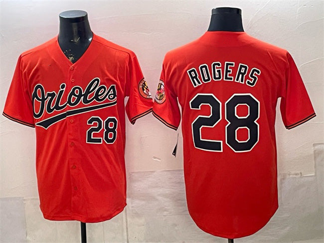 Baltimore Orioles #28 Trevor Rogers Orange AmberGomez 2025 Limited Stitched Jersey