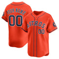 Custom Houston Astros Orange AmberGomez Alternate Limited Jersey