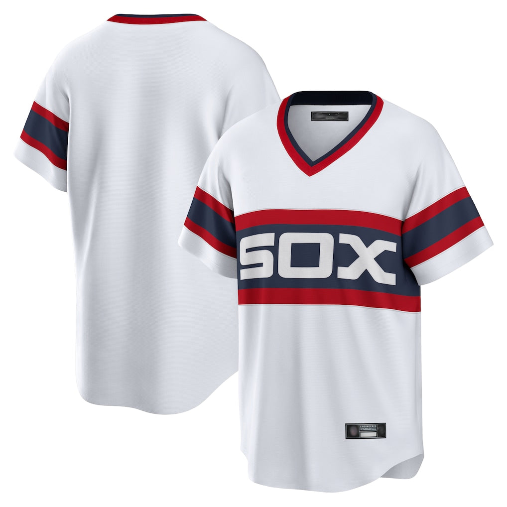Chicago White Sox Blank Player White AmberGomez T-shirt Home Game Stitched Jerseys