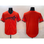 Houston Astros Blank Orange AmberGomez 2025 City Connect With Texas Patch Limited Stitched Jersey