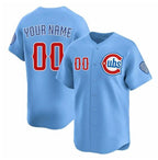 Custom Chicago Cubs Blue AmberGomez 2024-25 2nd Alternate Limited Stitched Jersey