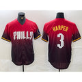 Philadelphia Phillies #3 Bryce Harper Red AmberGomez 2024 City Cool Base Jersey