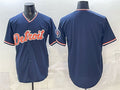 Detroit Tigers Blank Navy AmberGomez 2026 Alternate Vapor Premier Limited Stitched Jersey