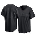 Houston Astros #1 Carlos Correa Player Black AmberGomez Fashion T-shirt Home Game Stitched Jerseys