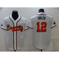 Atlanta Braves #12 Jorge Soler 2022 White Gold AmberGomez World Series Champions Program Cool Base Stitched Jersey
