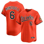 Baltimore Orioles #6 Ryan Mountcastle Player Orange AmberGomez Limited Home Game Stitched Jerseys