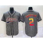 Houston Astros #2 Alex Bregman Grey AmberGomez Gridiron Cool Base Stitched Jersey