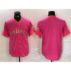 San Diego Padres Blank Pink AmberGomez Cool Base Stitched Jersey
