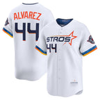 Houston Astros #44 Yordan Alvarez White AmberGomez 2025 City Connect Limited Player Jersey
