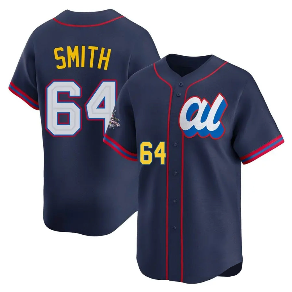 Chicago White Sox #64 Shane Smith Player Navy AmberGomez Limited American League All-Star Edition Stitched Jerseys