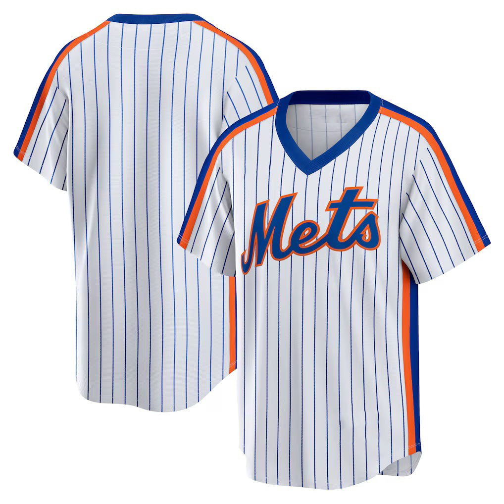 New York Mets White AmberGomez Home Cooperstown Collection Team Jersey