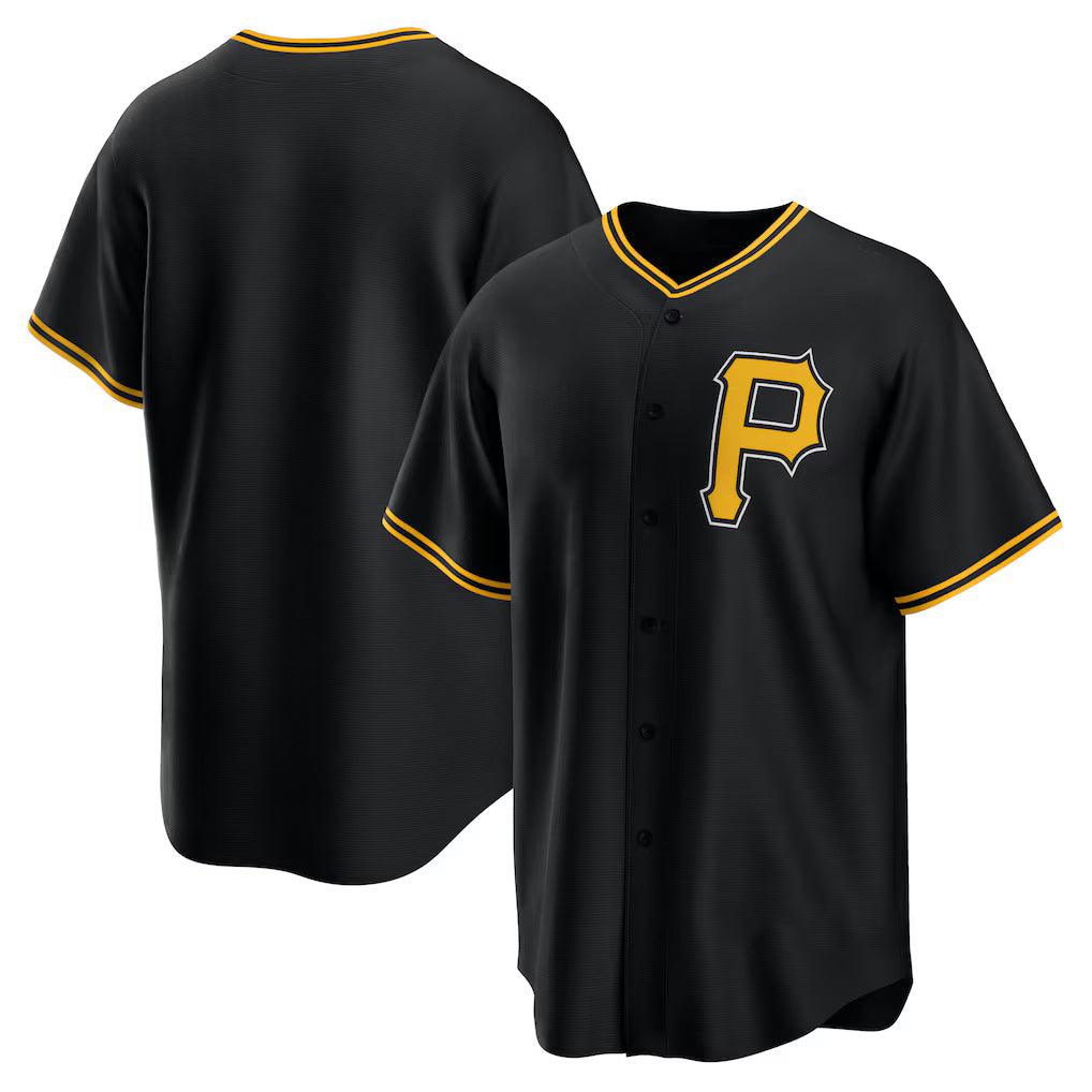 Pittsburgh Pirates Black AmberGomez Alternate Replica Team Jersey 2