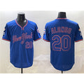 New York Mets #20 Pete Alonso Royal AmberGomez 2025 Spring Training Stitched Jersey