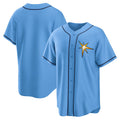 Tampa Bay Rays Light Blue AmberGomez Spring Training Replica Team Jersey
