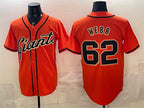 San Francisco Giants #62 Logan Webb Orange AmberGomez Cool Base Stitched Jersey