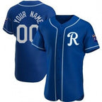 Custom Kansas City Royals Blue AmberGomez Stitched Jersey