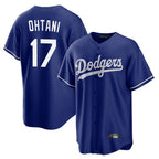 Los Angeles Dodgers #17 Shohei Ohtani Player Royal AmberGomez Home Game Stitched Jerseys