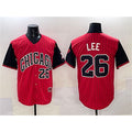 Chicago White Sox #26 Korey Lee Red Black AmberGomez 2025 City Connect Limited Stitched Jersey