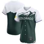 Colorado Rockies Blank Player Green AmberGomez City Connect Limited Elite Home Stitched Jerseys