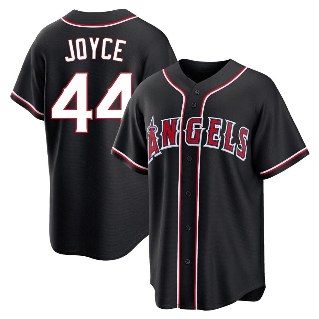 Los Angeles Angels #44 Ben Joyce Player Black AmberGomez Fashion Out Home Game Stitched Jerseys