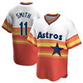 Houston Astros #11 Cam Smith Player Rainbow Cooperstown Collection AmberGomez T-shirt Stitched Jerseys