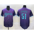 Arizona Diamondbacks #51 Randy Johnson Purple AmberGomez 2025 City Connect Limited Stitched Jersey