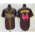 San Diego Padres #44 Joe Musgrove Brown AmberGomez NEW 2023 City Connect Cool Base Stitched Jersey 2