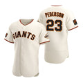 San Francisco Giants #23 Joc Pederson Cream AmberGomez Flex Base Stitched Jersey