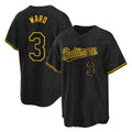 Baltimore Orioles #3 Taylor Ward Player Black AmberGomez Snake Skin City Home Game Stitched Jerseys