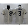 Chicago White Sox #3 Harold Baines 2021 Cream AmberGomez Field of Dreams Name Cool Base Stitched Jersey