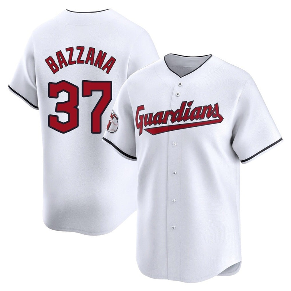 Cleveland Guardians #37 Travis Bazzana Player White AmberGomez Limited Home Stitched Jerseys