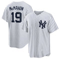 New York Yankees #19 Ryan McMahon White AmberGomez 2025 Cool Base Stitched Jersey
