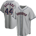 Houston Astros #44 Yordan Alvarez Grey AmberGomez Cool Base Stitched Jersey