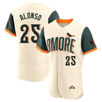 Baltimore Orioles #25 Pete Alonso Player Cream AmberGomez 2026 City Connect Limited Elite Home Game Stitched Jerseys