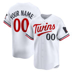 Custom Minnesota Twins White AmberGomez Home Limited Jersey
