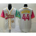 San Diego Padres #44 Joe Musgrove Number White AmberGomez NEW 2023 City Connect Cool Base Stitched Jersey