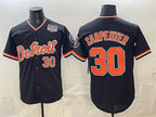 Detroit Tigers #30 Kerry Carpenter Black AmberGomez 2026 Alternate USA 250' Patch Vapor Premier Limited Stitched Jersey
