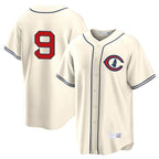 Chicago Cubs #9 Miguel Amaya Player Cream AmberGomez Field of Dreams Home Game Stitched Jerseys