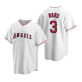 Los Angeles Angels #3 Waylor Ward White AmberGomez Cool Base Stitched Jersey