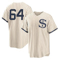 Chicago White Sox #64 Shane Smith Player Cream AmberGomez Field of Dreams Home Game Stitched Jerseys