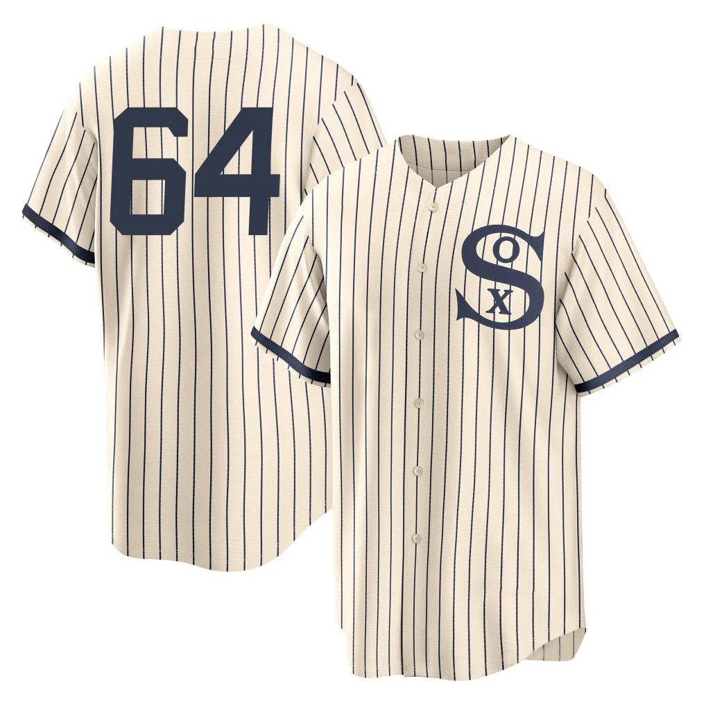 Chicago White Sox #64 Shane Smith Player Cream AmberGomez Field of Dreams Home Game Stitched Jerseys